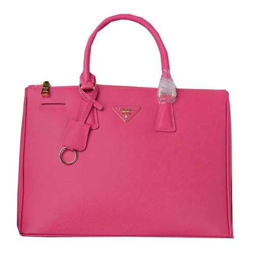 Prada Saffiano Calfskin Leather Tote Bag PBN1786 Rose