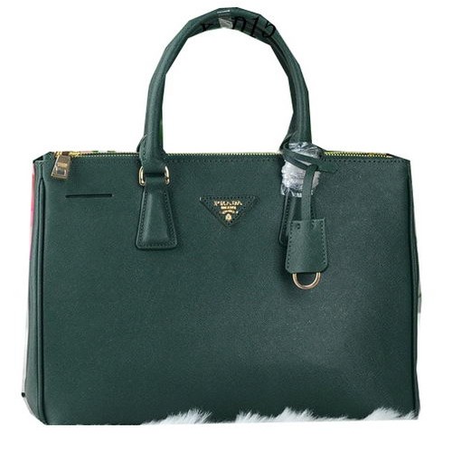 Prada Saffiano Calfskin Leather Tote Bag PBN2274 Green