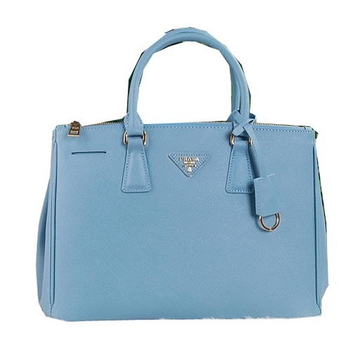 Prada Saffiano Calfskin Leather Tote Bag PBN2274 SkyBlue