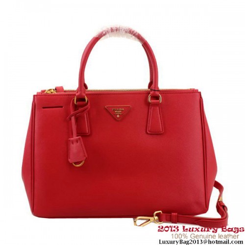 Prada Saffiano Leather 33CM Tote Bag BN2274 Red