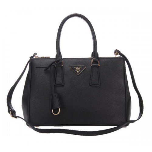 Prada Saffiano Leather Tote Bag BN1801 Black