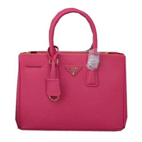 Prada Saffiano Leather Tote Bag PBN1801 Rose