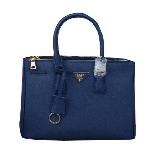 Prada Saffiano Leather Tote Bag PBN1801 Royal
