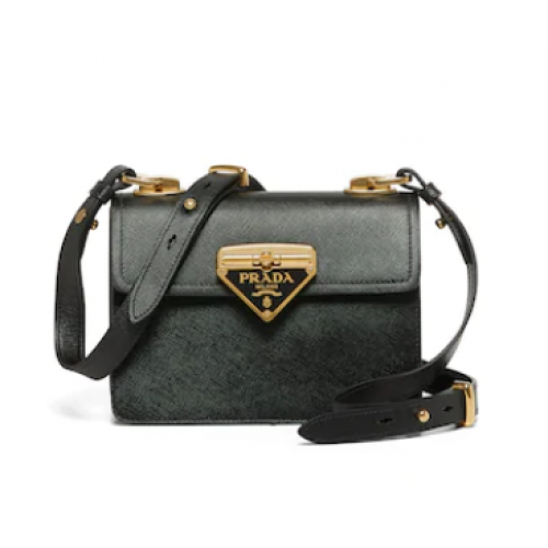 Prada Saffiano leather Prada Symbole bag 1BD270 black