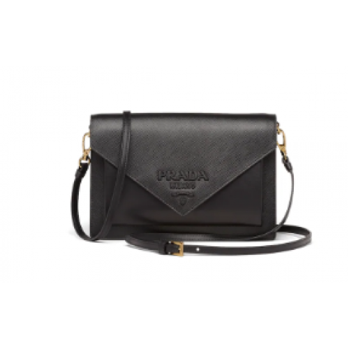 Prada Saffiano leather mini-bag 1BP020 black