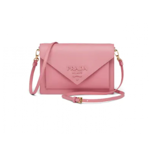 Prada Saffiano leather mini-bag 1BP020 pink