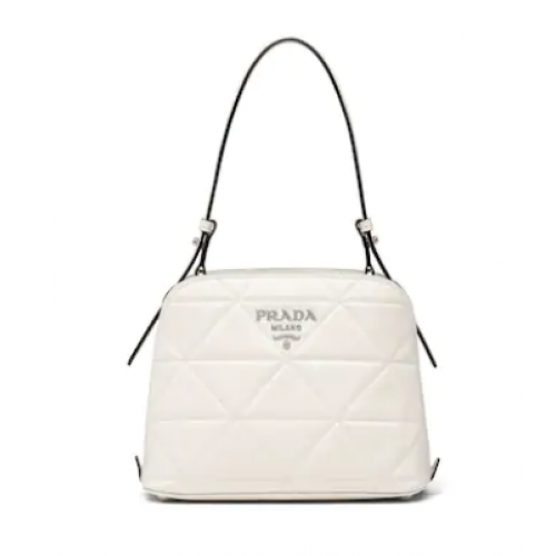 Prada Spectrum small leather bag 1BA311 white