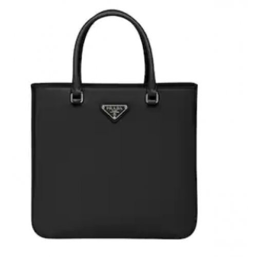 Prada brushed leather tote 1BA330 black