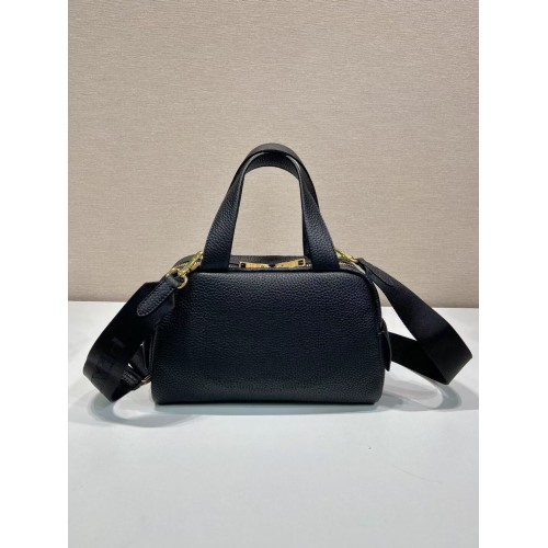 Prada leather tote bag 1DH770 black