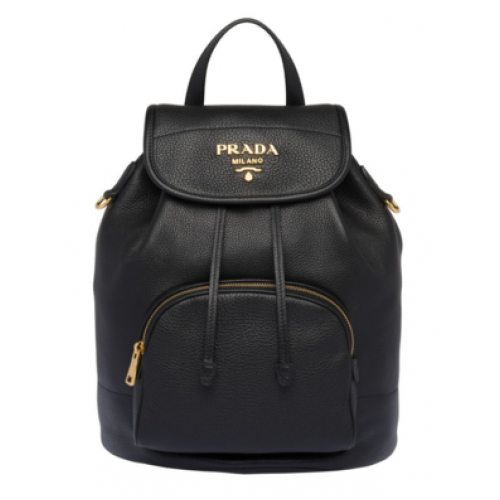 Prada original Leather backpack 1BZ035 black