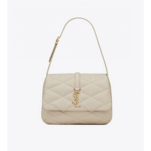 SAINT LAUREN LE 57 HOBO SHOULDER BAG IN QUILTED LAMBSKIN 698567 ANTIQUE VINTAGE