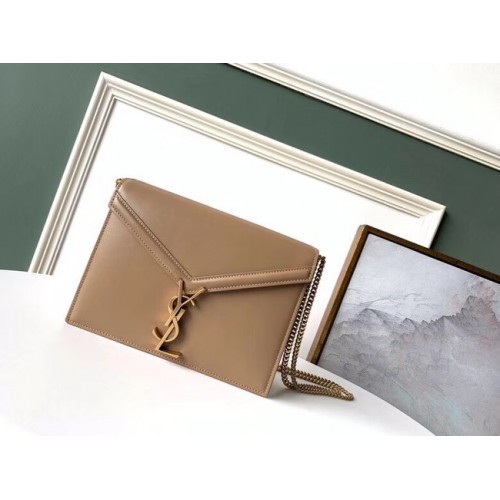 SAINT LAURENT Cassandra leather shoulder bag 532750 Camel