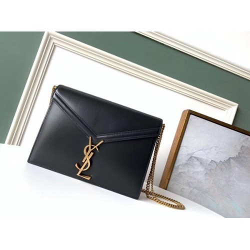 SAINT LAURENT Cassandra leather shoulder bag 532750 black