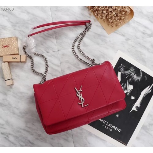 SAINT LAURENT Jamie monogram leather shoulder bag A2833 red