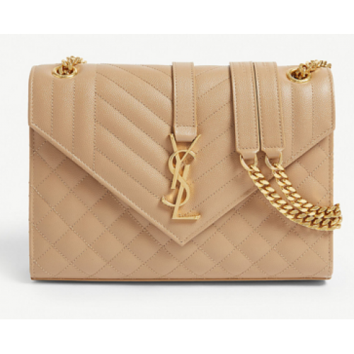 SAINT LAURENT Medium satchel 487206 apricot