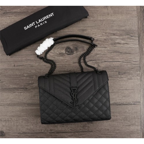 SAINT LAURENT Medium satchel 487206 black