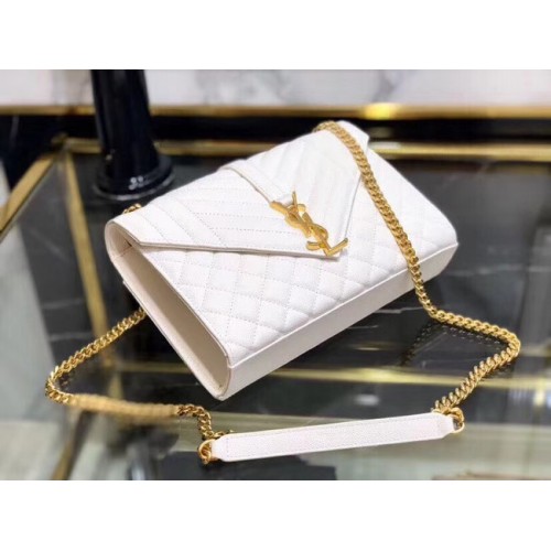 SAINT LAURENT Medium satchel 487206 white
