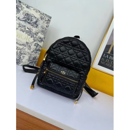 SMALL DIOR BACKPACK Cannage Lambskin M9222U black