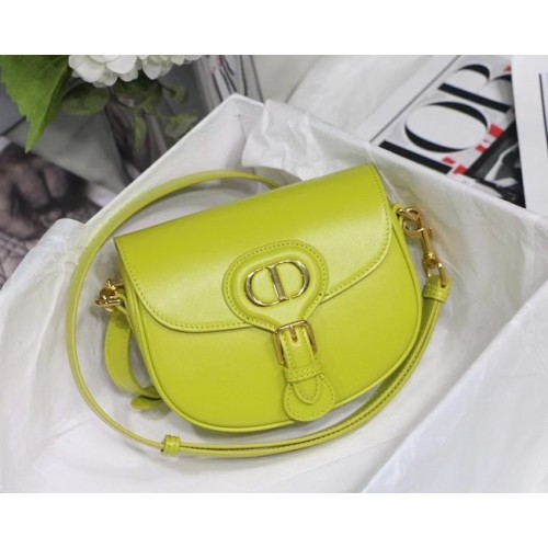 SMALL DIOR BOBBY BAG Box Calfskin M9317U Lemon