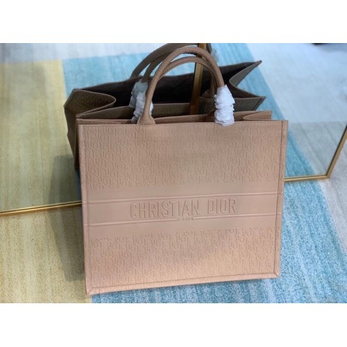 SMALL DIOR BOOK TOTE BAG IN Calfskin M1296Z pink