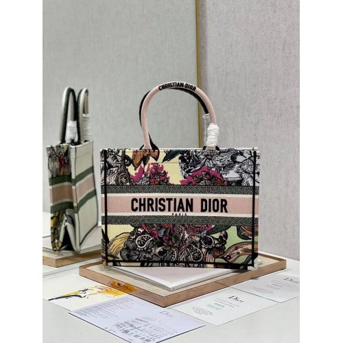 SMALL DIOR BOOK TOTE Embroidery C1287-20
