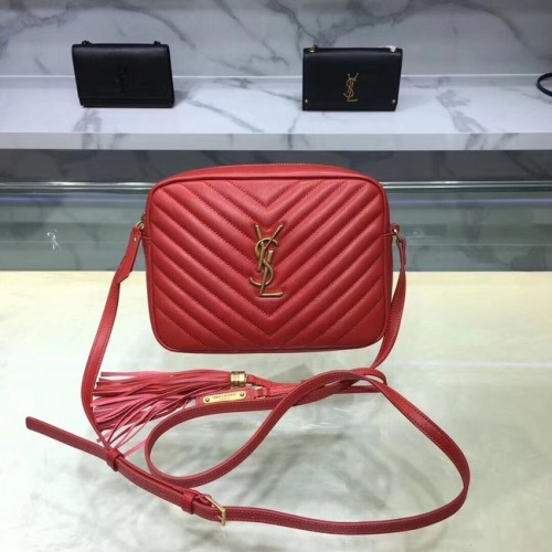 Saint Laurent Lou Medium Camera Bag 520534 red