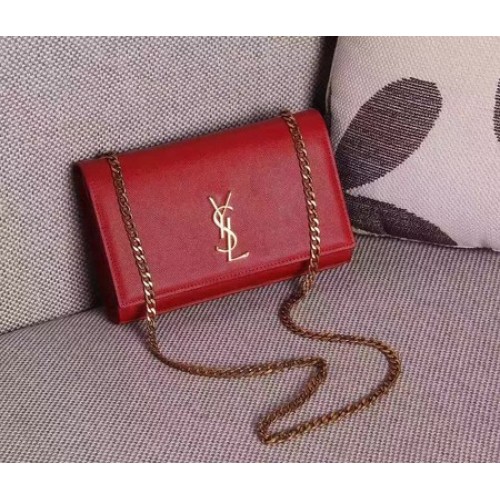 Saint Laurent mini Monogramme Cross-body Shoulder Bag 326076 Red