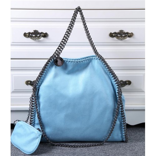 Stella McCartney Denim Tote Bag SM809 Light Blue