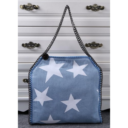 Stella McCartney Denim Tote Bag SM811 Star