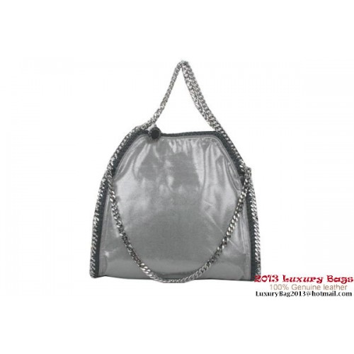 Stella McCartney Falabella PVC Fold Over Tote Bag 809 Silver