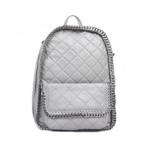 Stella McCartney Falabella PVC Fold Over Backpack 879 Grey