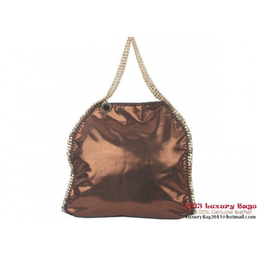 Stella McCartney Falabella PVC Fold Over Tote Bag 811 Bronze