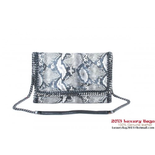 Stella McCartney Falabella Snake PVC Cross Body Bag 822 Grey