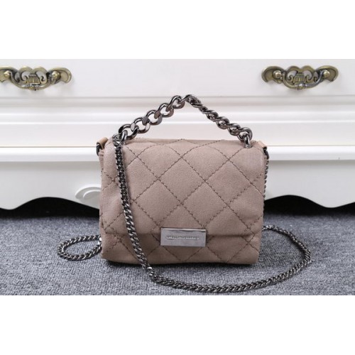Stella McCartney QUilted Denim Cross Body Bag SMC015 Khaki