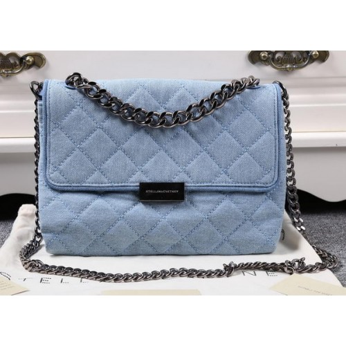 Stella McCartney QUilted Denim Cross Body Bags SMC016 Blue
