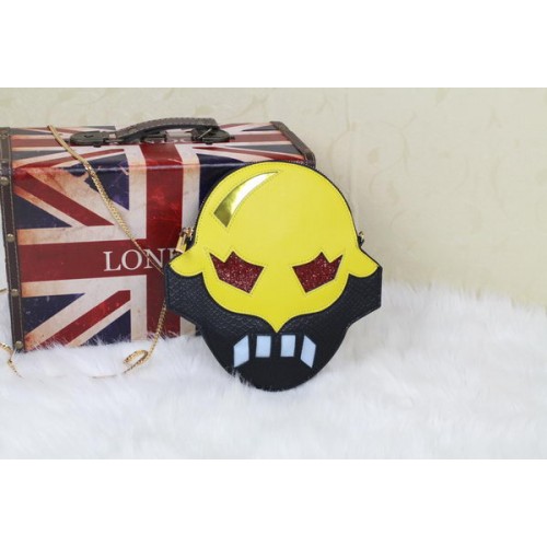 Stella McCartney SUPERSTELLAHEROES CROSS BODY BAG 892 Black&Yellow