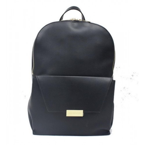 Stella McCartney Smooth Calfskin Leather Backpack 878 Black