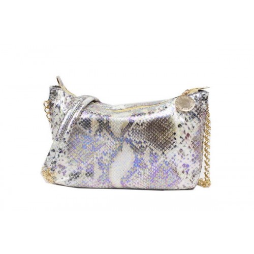 Stella McCartney Snake Leather Cross Body Bag 835 Beige