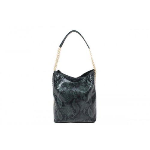 Stella McCartney Snake Leather Hobo Bag 836 Green