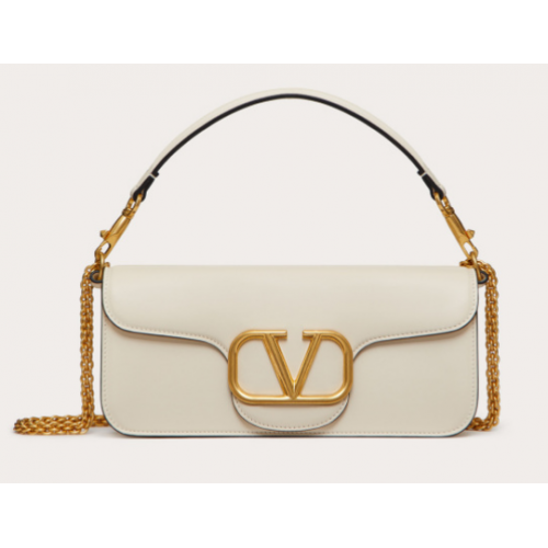 VALENTINO GARAVANI Loco Calf leather bag 2B0K30 white