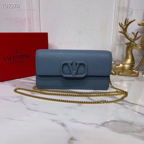 VALENTINO Origianl Leather Bag V0018 blue