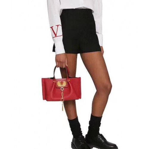 VALENTINO Origianl leather tote 2070 red