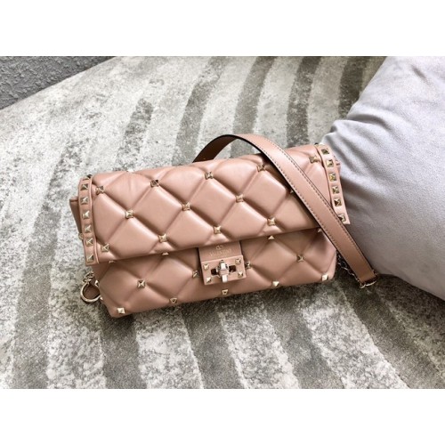VALENTINO VLOCK Origianl leather shoulder bag 0053 pink