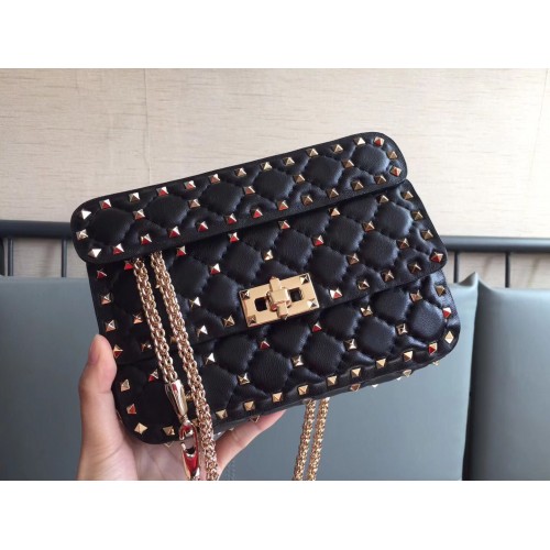 VALENTINO leather bag 0051 black