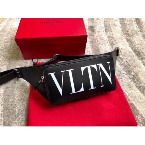VALENTINO leather belt bag 0056 black