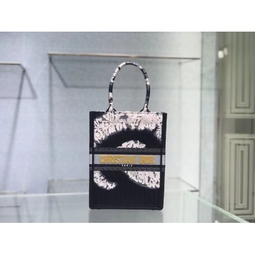 VERTICAL DIOR BOOK TOTE Blue C1212E