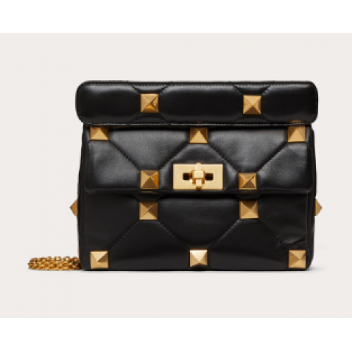 Valentino medium Garavani Roman Stud V2060 black