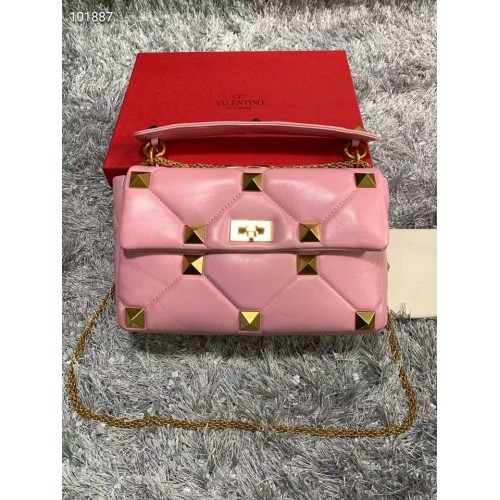 Valentino medium Garavani Roman Stud V2060 cherry blossoms