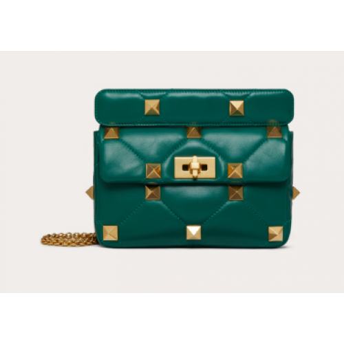 Valentino medium Garavani Roman Stud V2060 green
