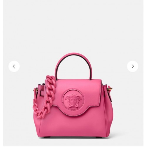 Versace Leather Tote Bag 17455 rose
